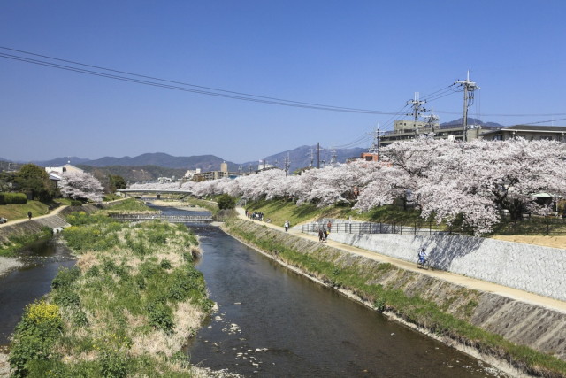 京都盆地の特色と重視された出入口～夏は暑く、冬は寒い盆地