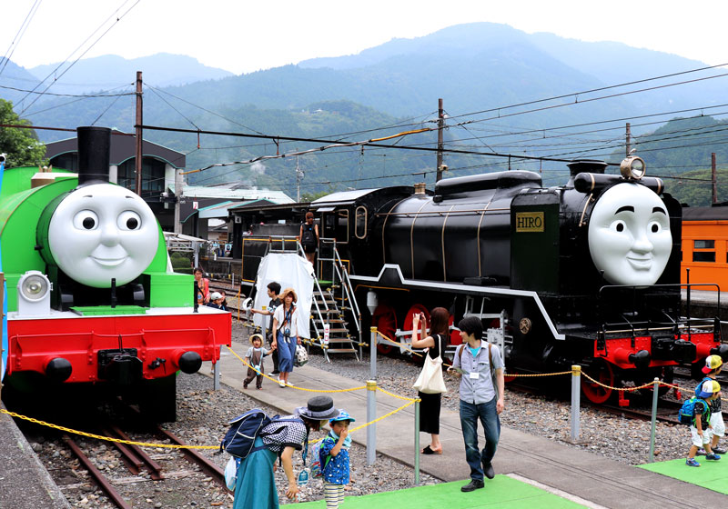 静岡 あの きかんしゃトーマス が現実に登場 大井川鐵道でsl乗車の旅へgo 観光旅行メディア まっぷるトラベルガイド