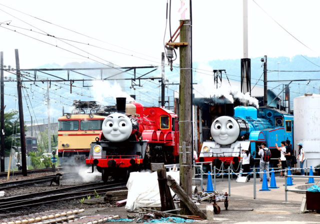 静岡 あの きかんしゃトーマス が現実に登場 大井川鐵道でsl乗車の旅へgo まっぷるトラベルガイド