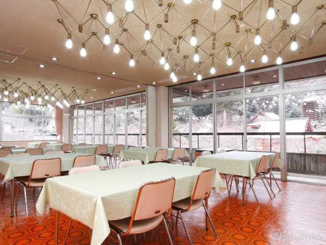 談山神社を一望できる グリル 紅葉