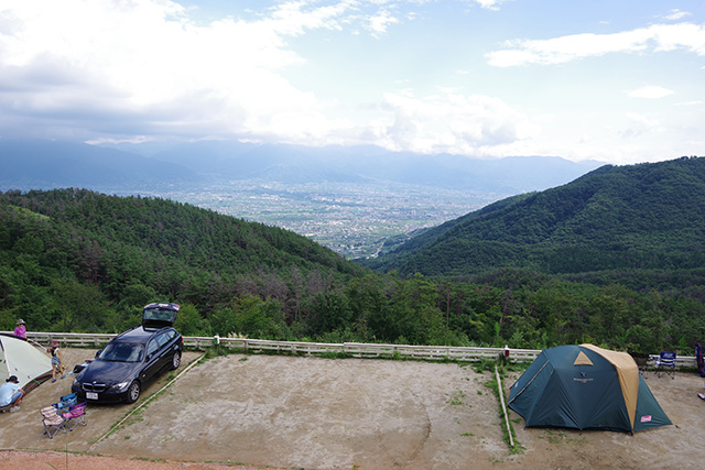 キャンプ ほったらかし 夜景に富士山！爽やかな秋晴れのほったらかし温泉で連泊キャンプ