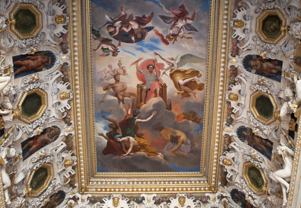 Chateau de Fontainebleau, France, interiors details