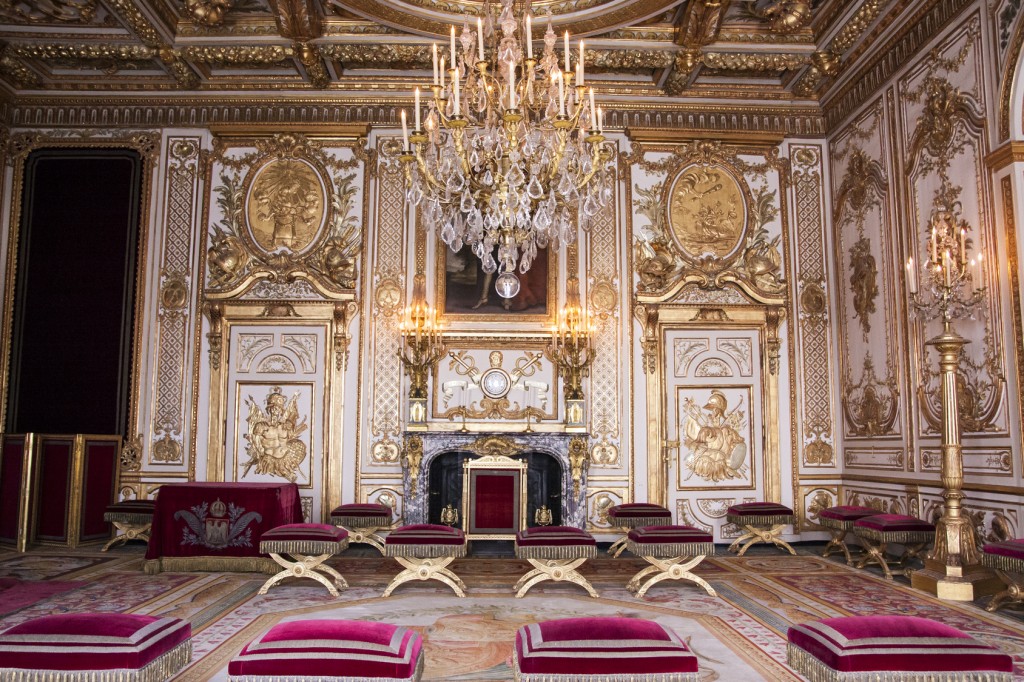Interni del castello di Fontainebleau